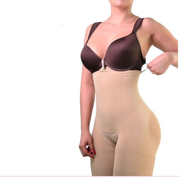 Happy Butt No. 7 Seamless Tummy Control Shapewear Bodysuit – Nude - Picture 2 of 4